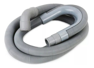 Manguera Desagüe Lavadora con codo fino 2.5 mts. 