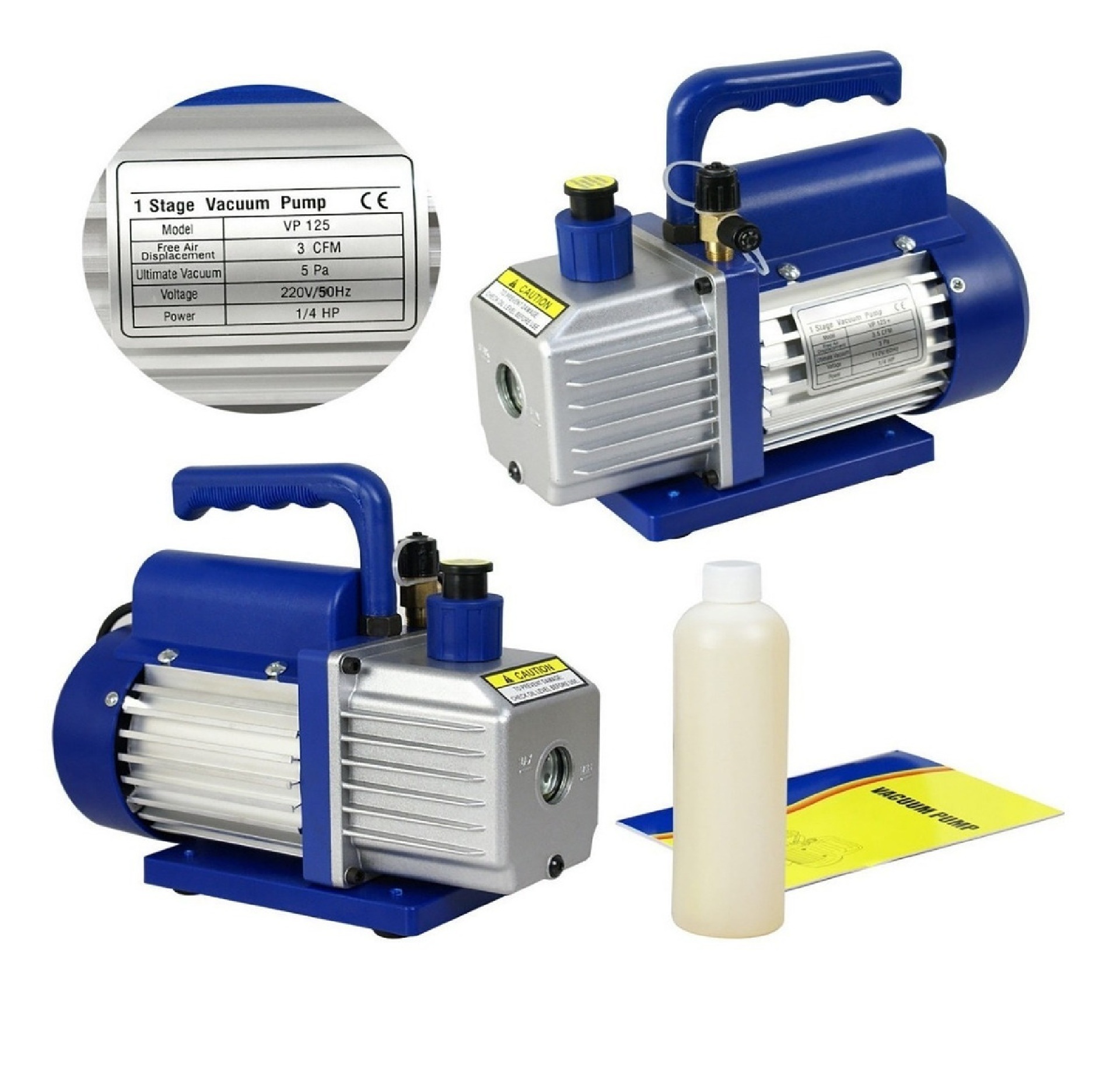 Bomba Vacio 70 litros . VP 125